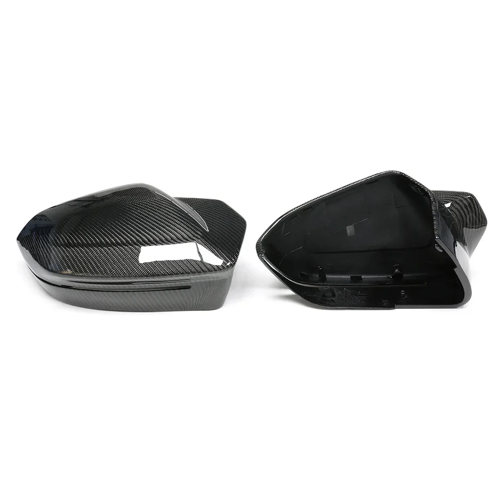 For BMW G60 G70 5 7 Series 24-25 M Style Rearview Side Mirror Covers Cap Replacement Dry Carbon Fiber Casing Shell for Vehicle