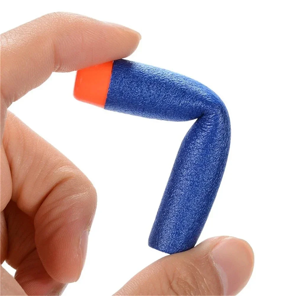 Balas de cabeça redonda para Blasters Série Nerf, Recarga Dardos, Crianças Toy Gun Acessórios, Azul Sólido, 7,2 cm, 1000 Pcs, 400 Pcs, 300 Pcs, 200 Pcs, 100Pcs