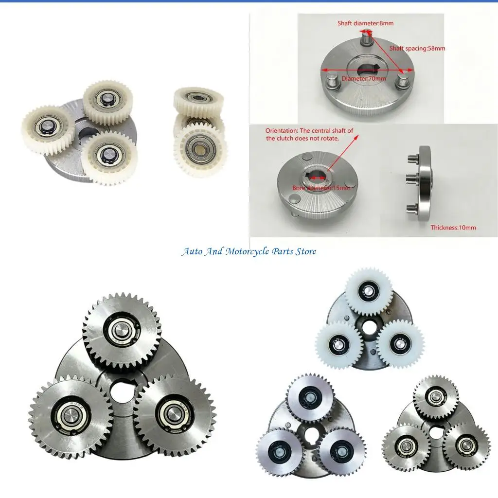 P9FD Upgrades 36 Tooth Motor Clutches Gear for Mountain & Load Riding Right Exit Wire
