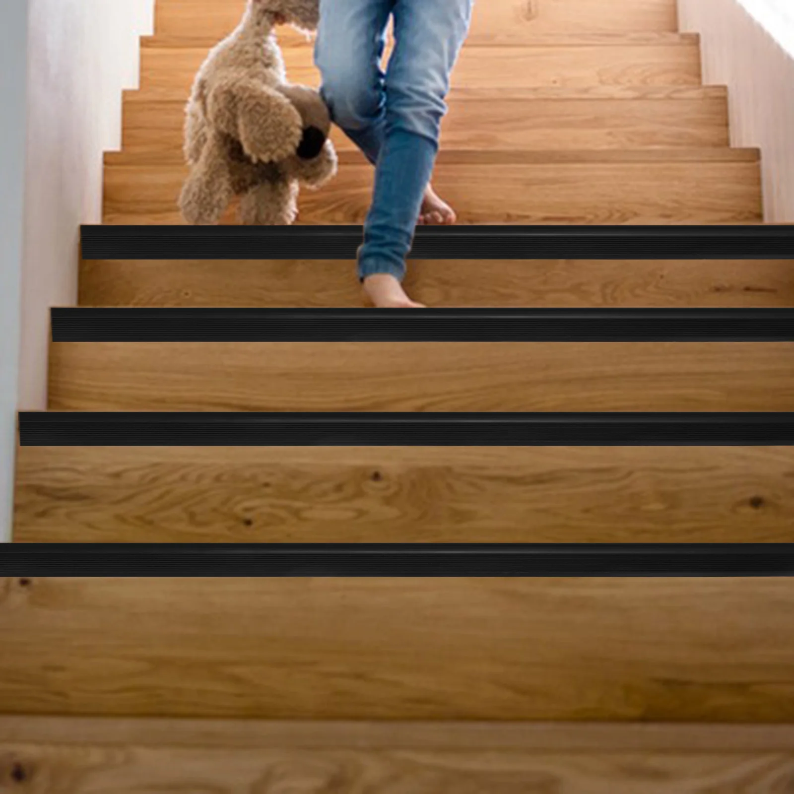 حواف الدرج حامي الانتقال قطاع درج الأنف المضادة للانزلاق ملصق شريط لحام للدرج في الهواء الطلق خطوة السيطرة عدم الانزلاق سلم #3