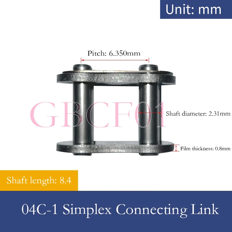 Steel Chain Connecting Links 04C 06B 08A 08B 10A 12A Detachable Chain Joint Carbon Steel Chain link