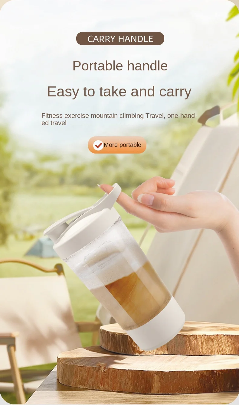 Alt: "Portable USB Rechargeable Personal Blender 450–650ml from Acuvick"