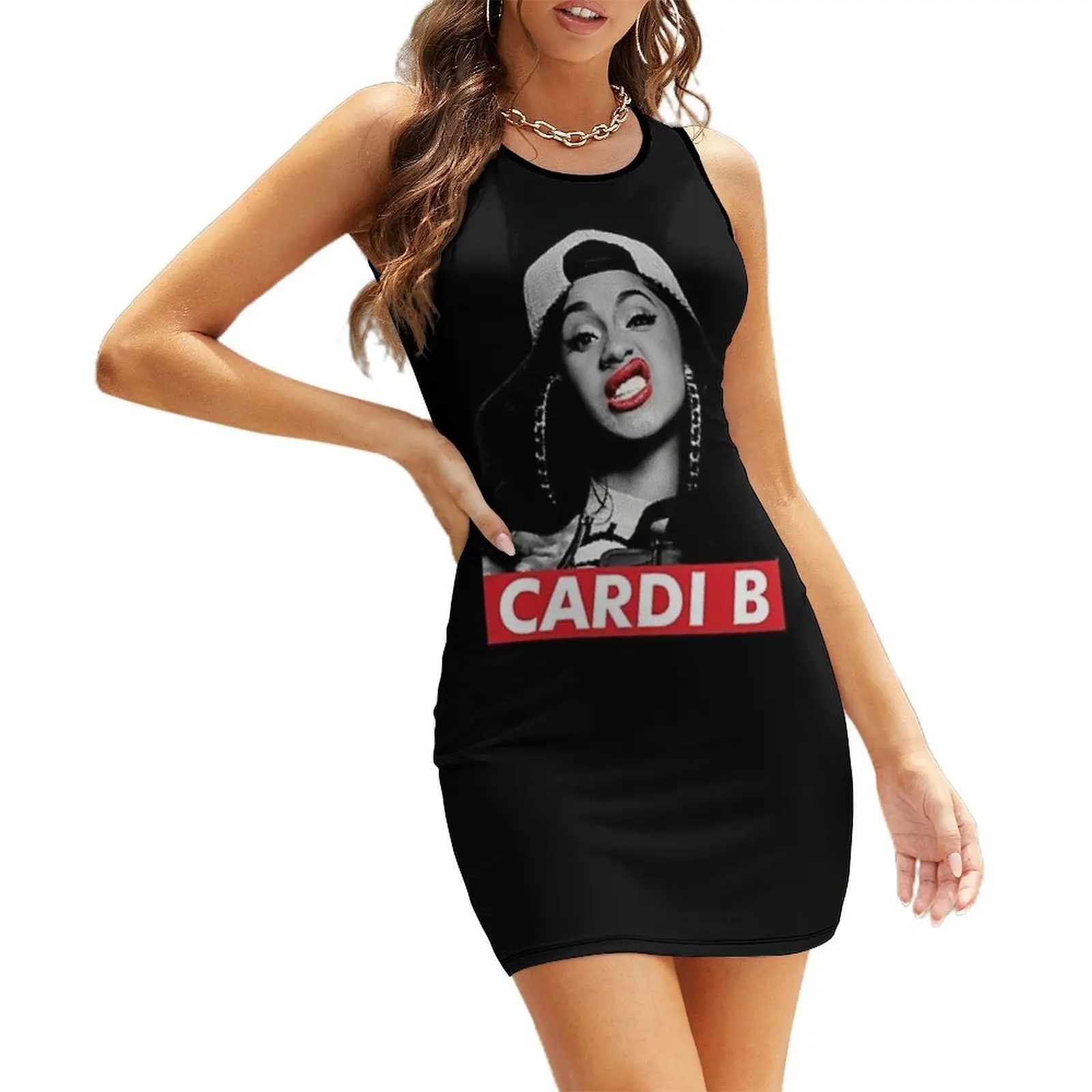 

Cardi B Sleeveless Sundress women's evening dresses Summer dresses for women birthday dresses for women elegant women's sets