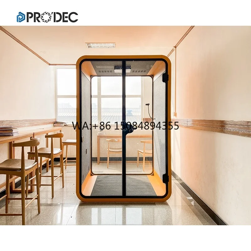 Library Furniture  Noise Reduction Office Pod Acoustic Office Meeting Box Single Person Telephone Booth
