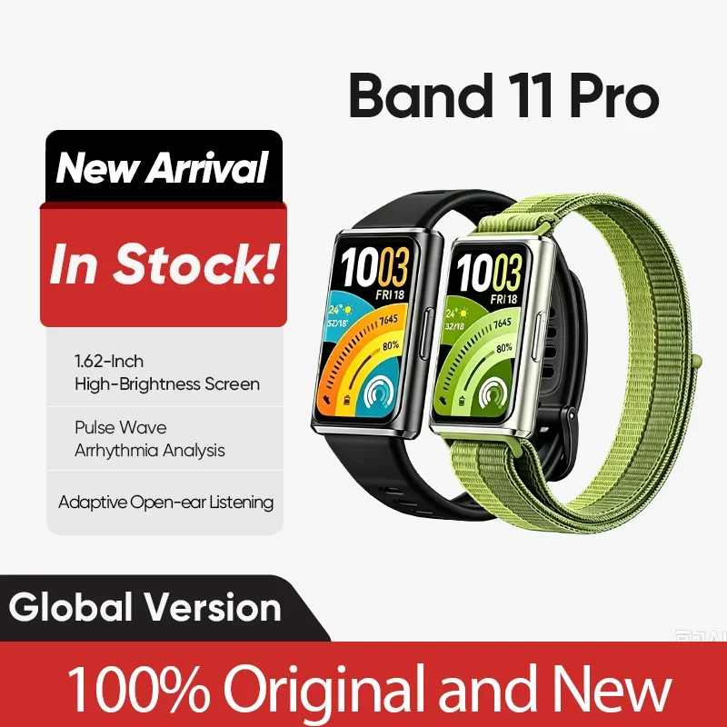 

Global Version Smart Watch Huawei Band 11 Pro Wrist Smart Band 1.62'' AMOLED Screen Smartwatch Heart Rate Smartband
