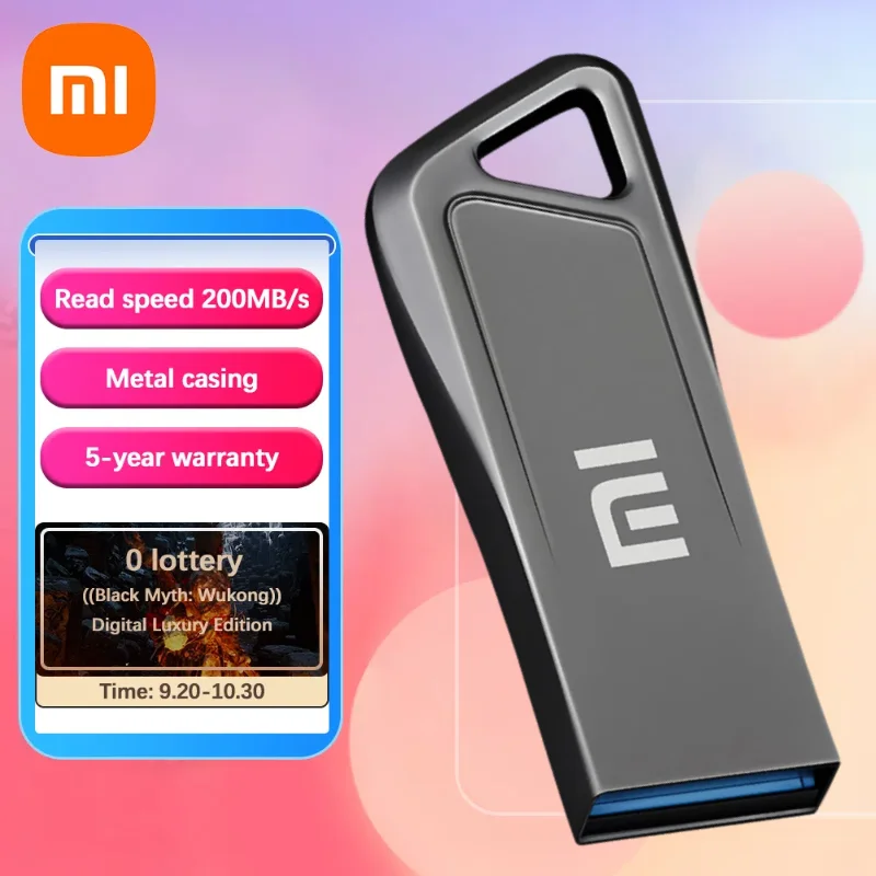 Xiaomi 2TB USB Flash Drive Usb 3.0 Super Fast Type C Pen Drive Memory Stick High Speed Data For Computers Phone PC Fast Pendrive