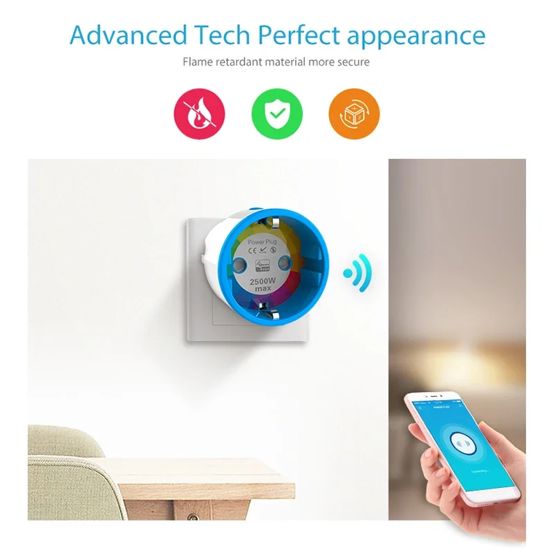 NEO Coolcam Z-WAVE PLUS  Smart Power Plug Smart Socket EU Plug Home Automation Alarm Smart Home Z Wave 868.4MHz Video Frequency