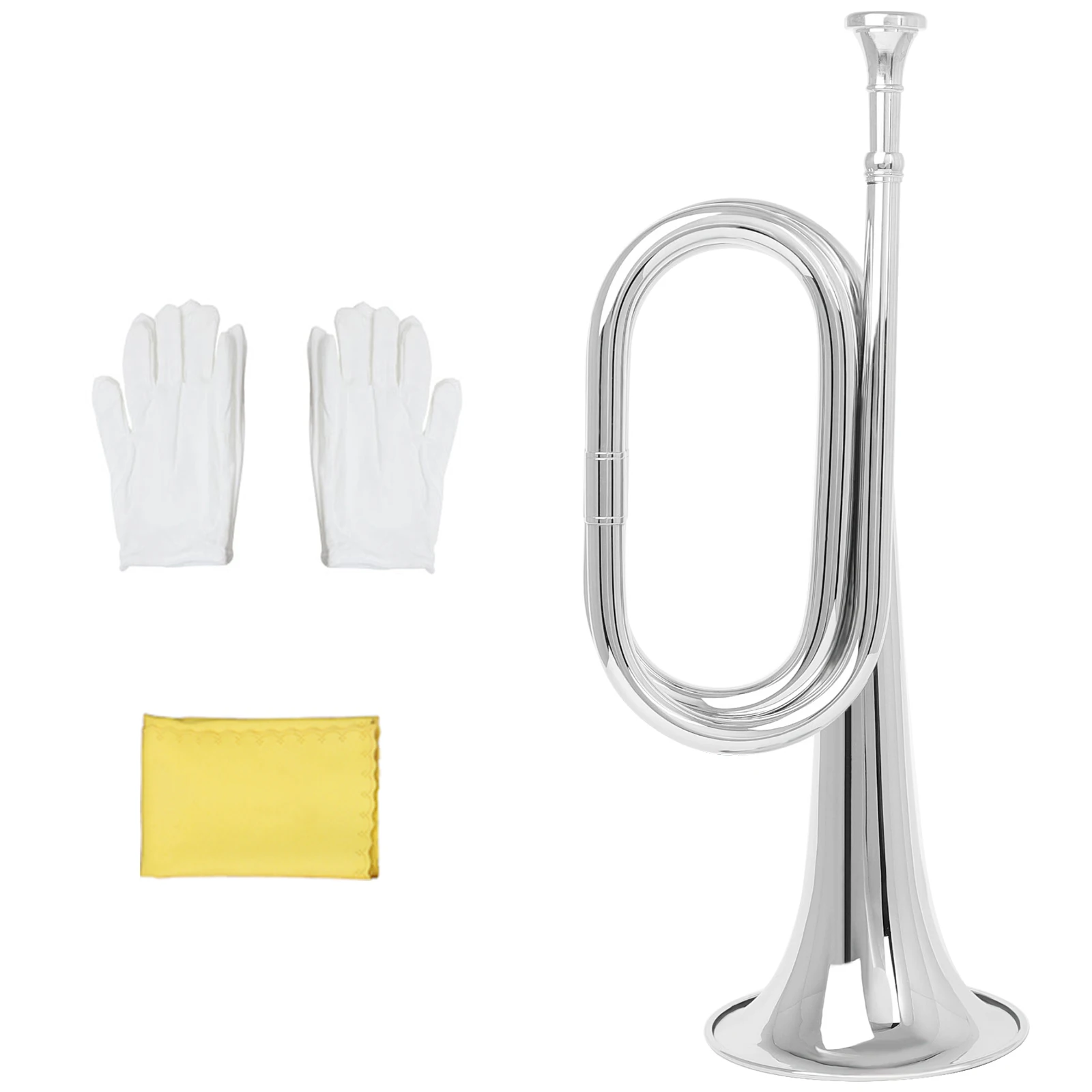 M MBAT بوق صغير دعوة البوق النحاس الفرسان القرن العسكرية تشونغ فنغهاو النحاس النقي خطوة البوق أداة النحاس #3