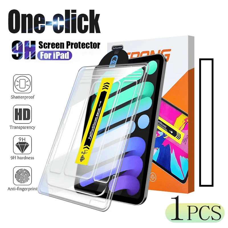 HD Tempered Film With Positioning Machine for iPad Air 13 2025 M3 - Anti-Fingerprint,  Anti-Fall, Easy to Finish for Beginners