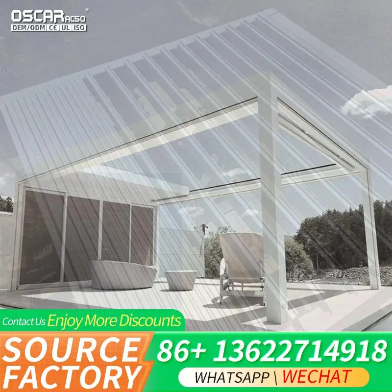 

Солнцезащитный тент для патио с уличной кухней, алюминиевая водонепроницаемая беседка для домашнего сада, беседка для наружного использования