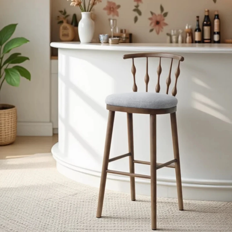 

Дизайнерский роскошный барный стул: современный минималистичный стул с подушкой для кухни, улицы, офиса, кафе. Барный стул-табурет.