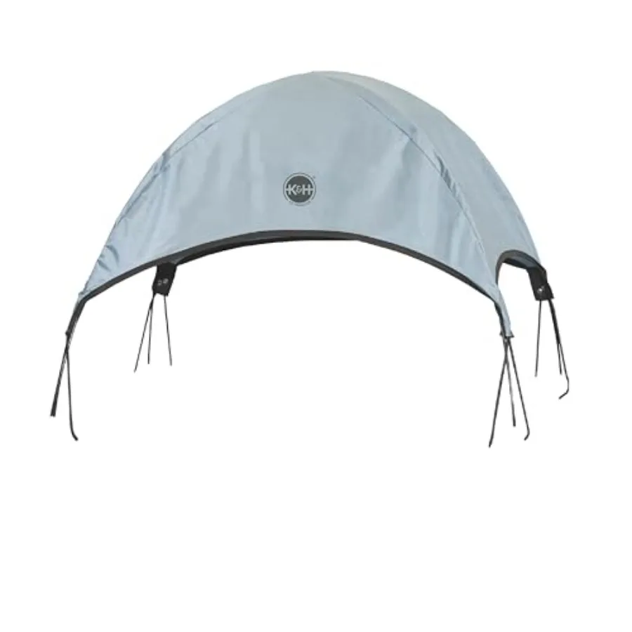 

Outdoor Elevated Dog Cot Canopy Cooling Sun Tent Shades Pets Washable WaterResistant Designed to Fit KH Medium Elevated Dog Cot