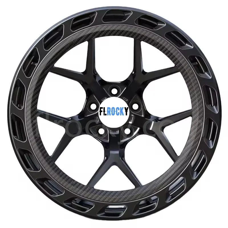 

Flrocky Carbon Fiber Carbon Fiber Wheel 5x114.3 5x120 5x127 5x130 for 18-24 Inch Carbon Fiber