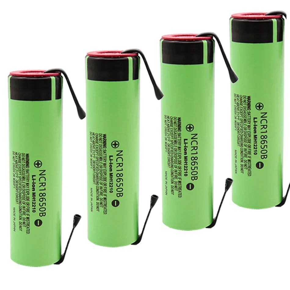 Panasonic New Original 18650 NCR18650B Rechargeable Li-ion battery 3.7V 3400mAh batteries