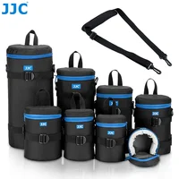 JJC-funda gruesa para lente de cámara, para Nikon, Sony, Fujifilm, Olympus, Panasonic, DSLR, sin espejo, resistente al agua, bolsa protectora para lente de cámara
