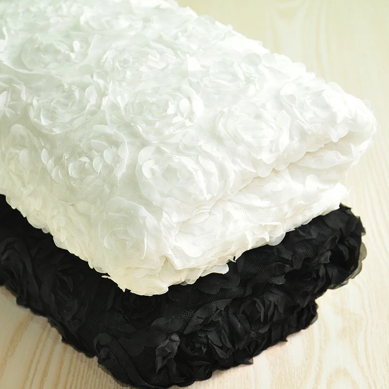 

Three-Dimensional Plate Big Flower Mesh Fabric,Wedding Dress Fabric,Handmade DIY Dress Fabric