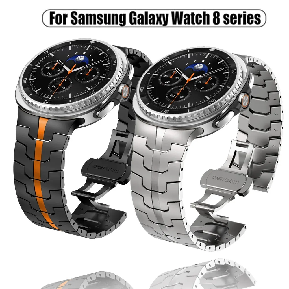 Metallarmband für Samsung Galaxy Watch 8/8 Classic 40 mm 44 mm 46 mm Edelstahlarmband für Galaxy Watch 8 Classic austauschbar
