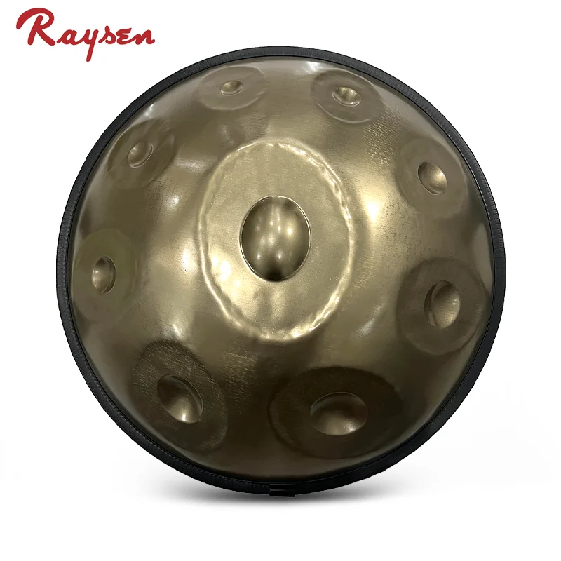 Handcrafted Handpan D Kurd D Amara 9-17 Notes Raysen Steel 22 Inch 440hz 432 Hz Handpan Drum