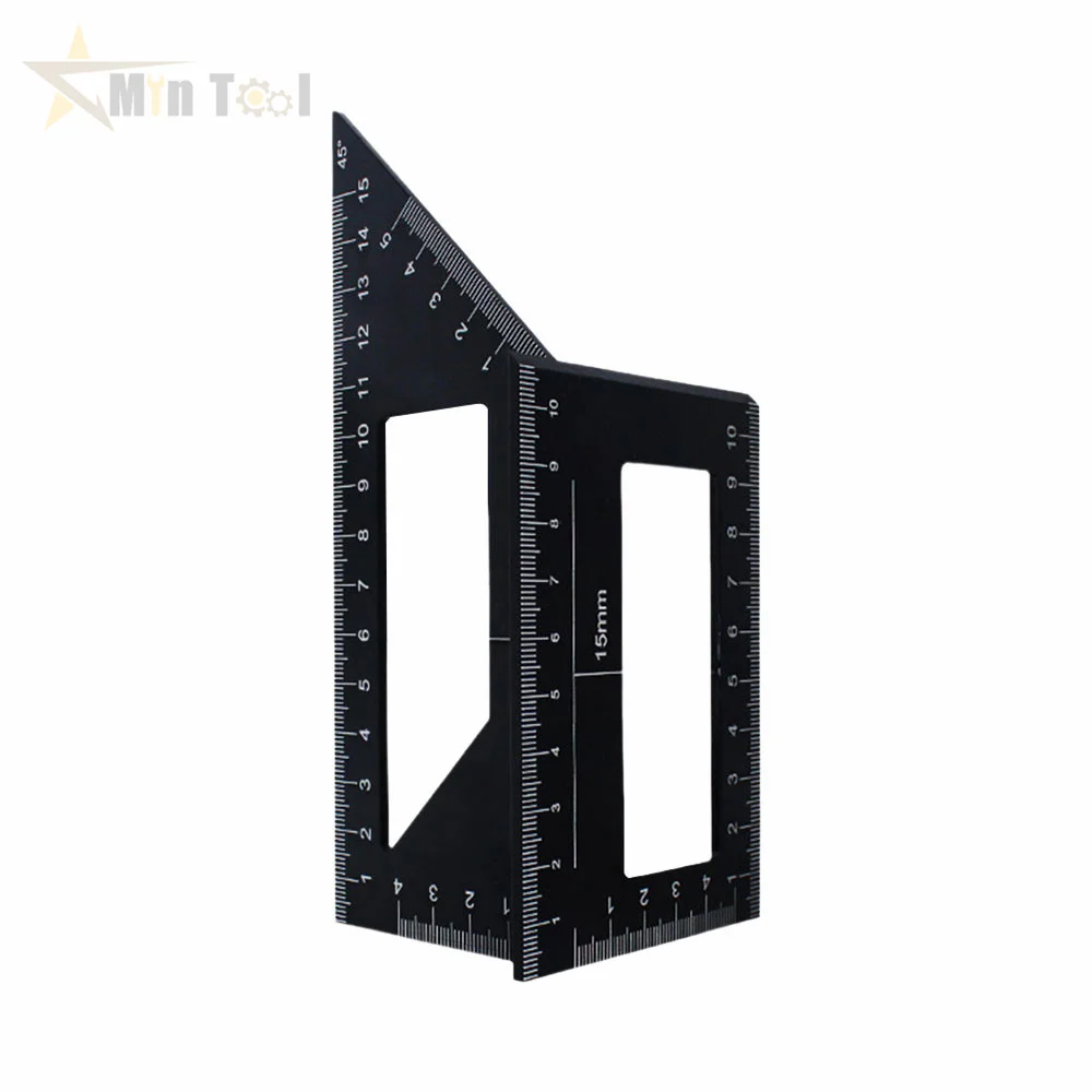 

Multifunctional Square 45/90 Degree Gauge Angle Ruler Measuring Ruler Carpenter Woodworking Hand Tool