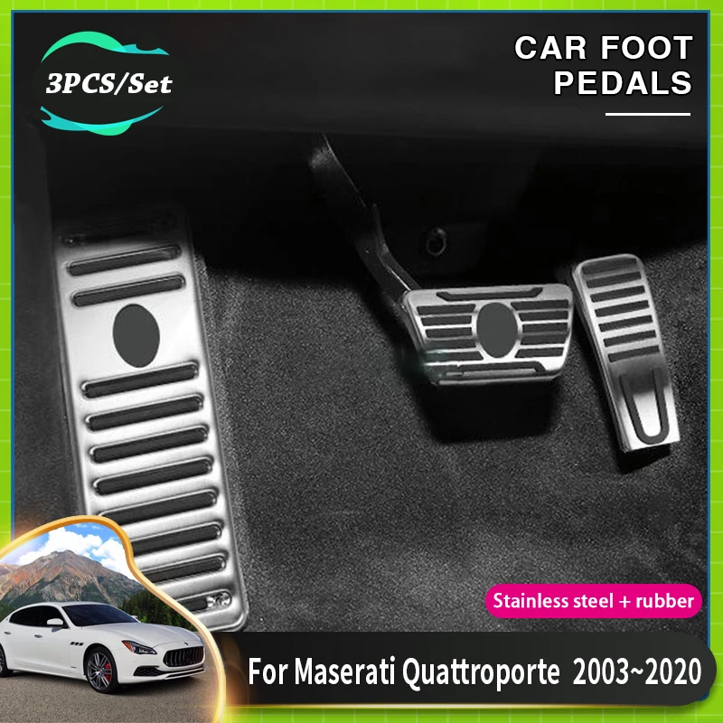 

Car Foot Pedal Pads For Maserati Quattroporte V VI M139 M156 2003~2022 Car Brake Clutch Pedal Pads Non Slip Covers Acessories