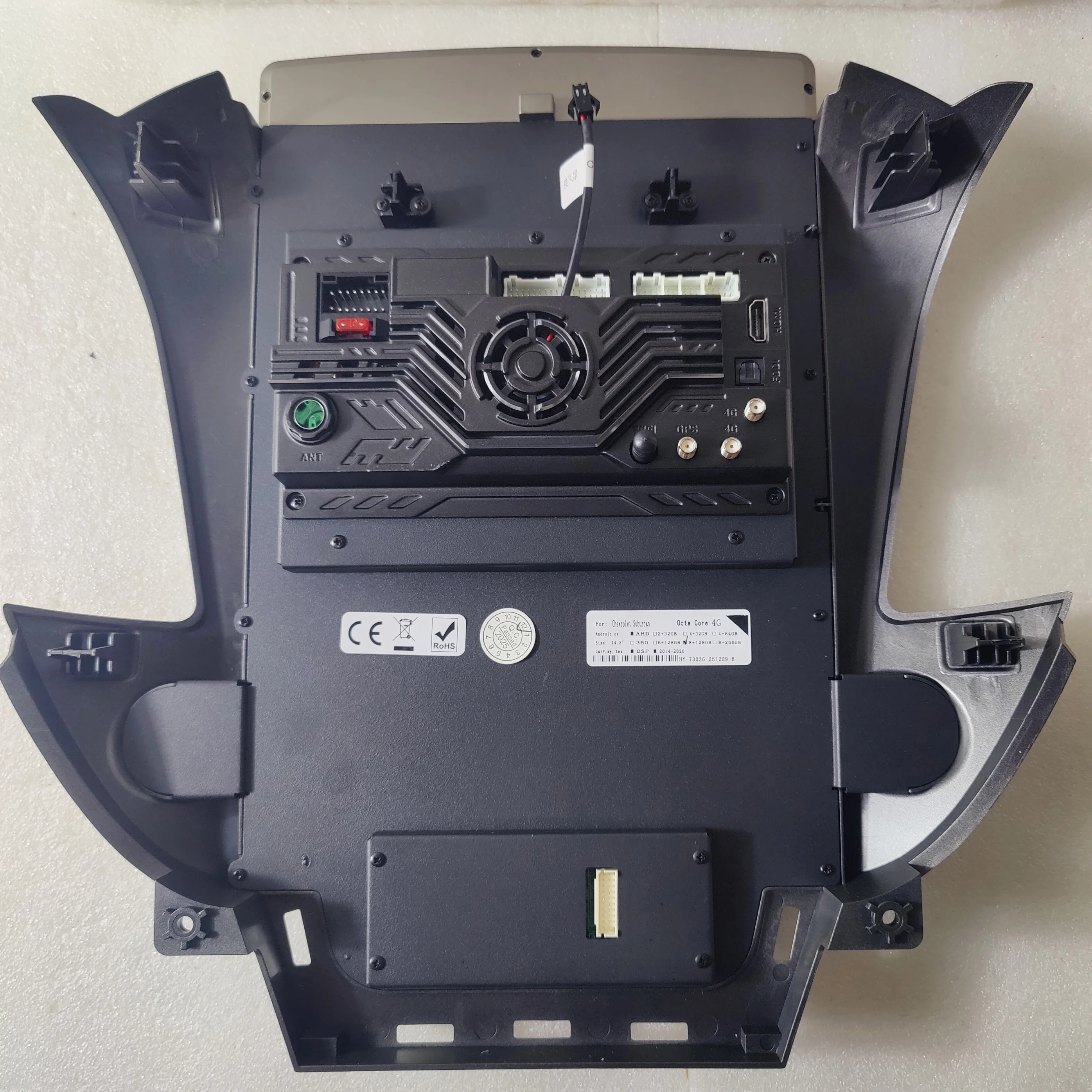 

Автомагнитола Android 13 с GPS-навигацией для Chevrolet Suburban Tahoe 2014-2020, мультимедийный плеер 14,5 дюймов, головное устройство с DSP и CarPlay