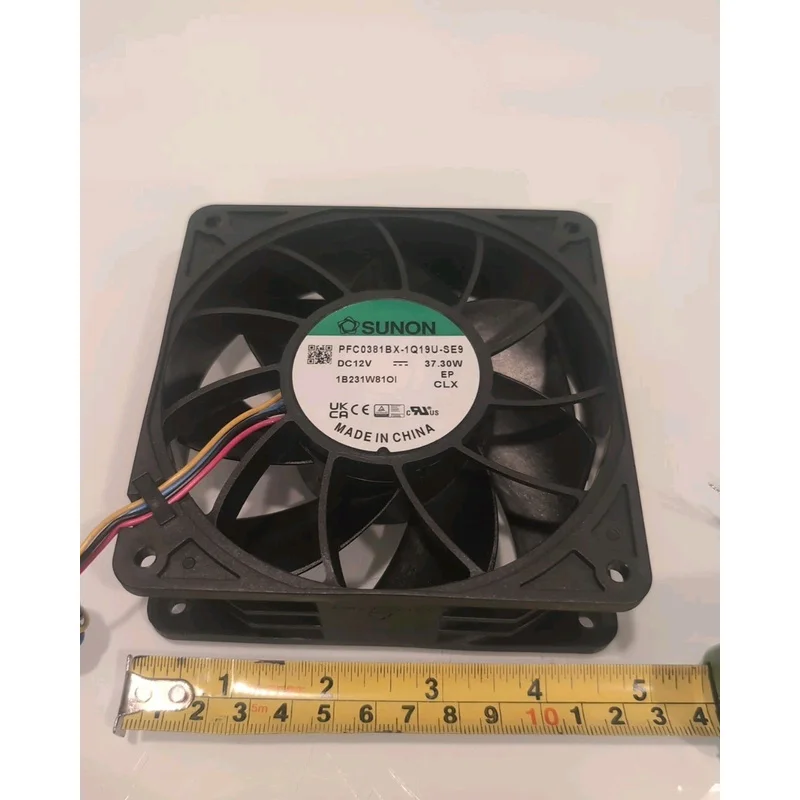 d 12V 37.3W 4-Wire PWM High-Perf Axial Fan | For SUNON PFC0381BX 2PCS Computer Cooling