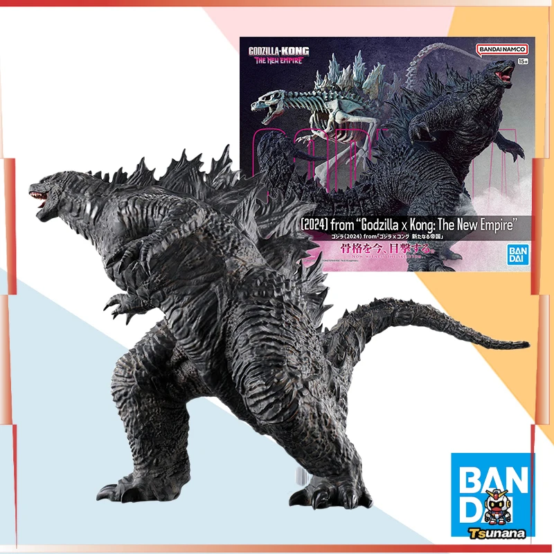 

В наличии оригинальный Bandai GODZILLA KONG THE NEW EMPIRE GODZILLA 2024, аниме, ПВХ, сборная фигурка, наборы моделей, игрушки, подарки для детей