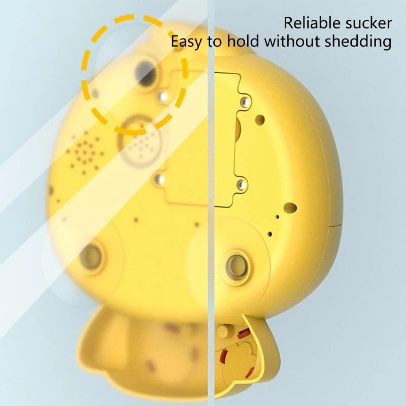 Baby Shower Toy Bath Bubble Maker Yellow Duck Toy for Boys and Girls Aged 1 to 5