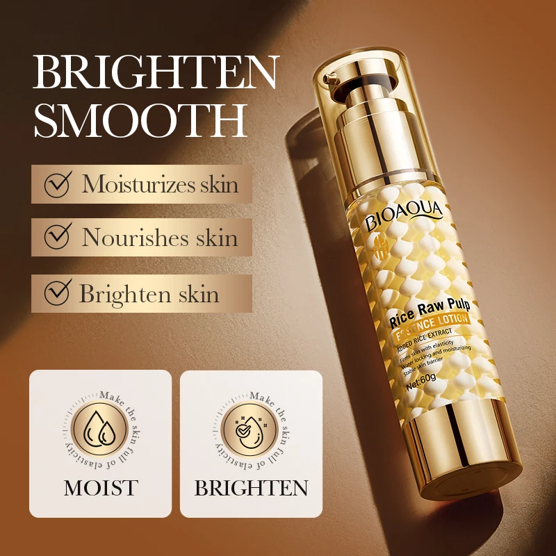 Rice Essence Lotion Moisturizing Smoothing Nourishing Serum Gesichtspflegeprodukt für Frauen