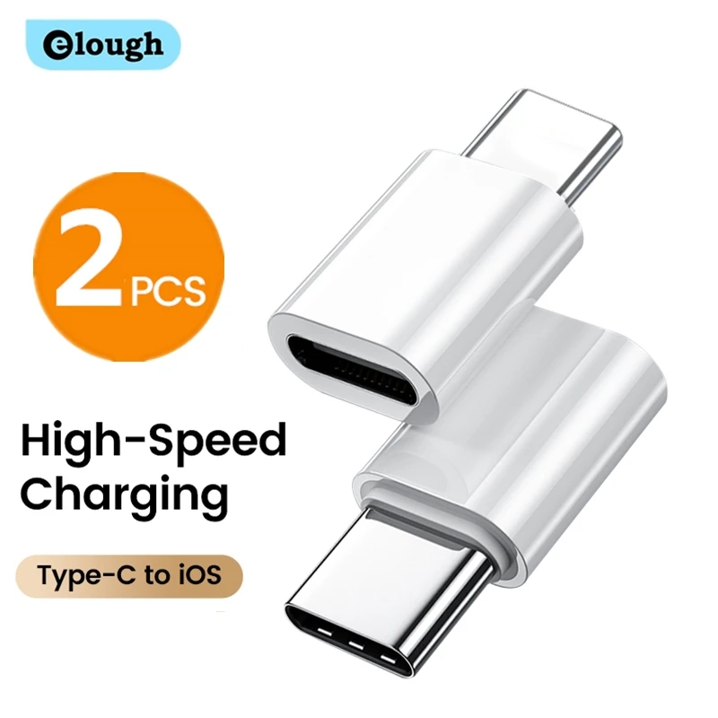 Elough OTG Type C To Lightning Adapter For ios Female To USB C Male Fast Charging Adaptador For iPhone 14 Pro Laptop Converter