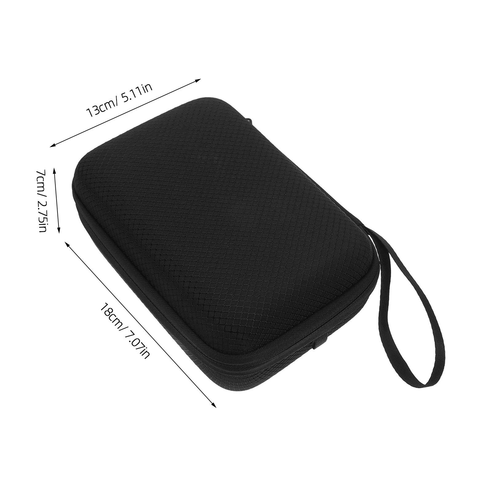 Golf Accessories Bag 6 Ball Capacity Eva Lightweight Strong Travel Case for Golfers Portable Utility Pouch Heat-Pressed Design