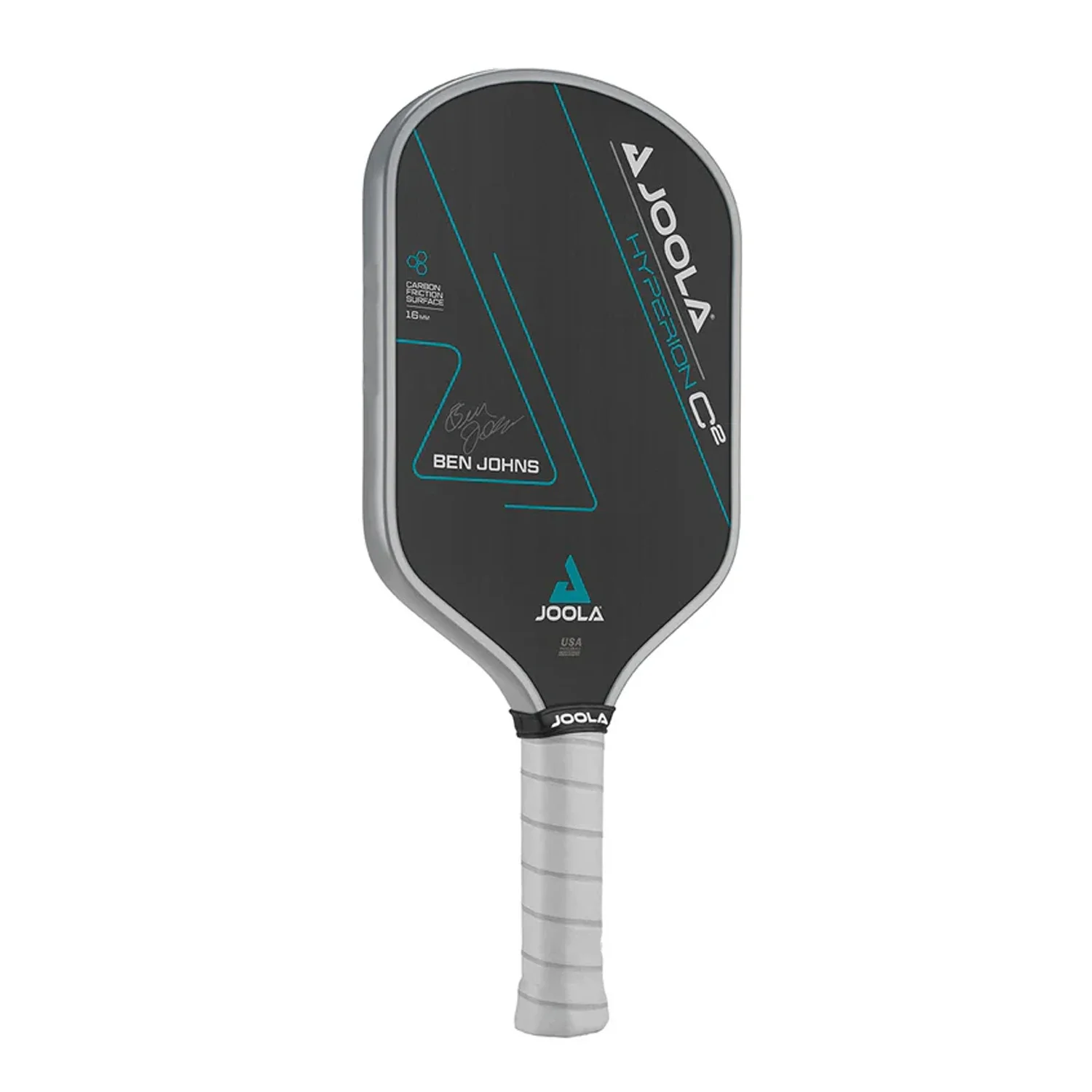 JOOLA Ben Johns Hyperion C2 Pickleball Paddle Aero-Curve Hyperion Forma Tecnología de superficie cargada Raqueta de equilibrio Aprobado por USAPA