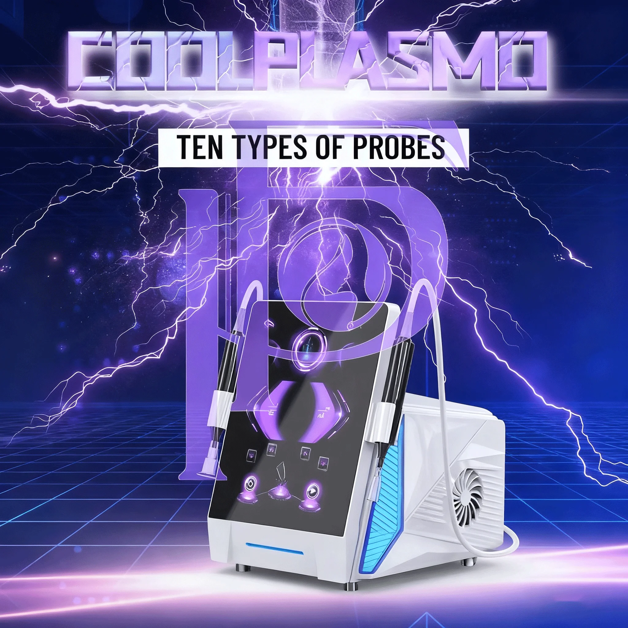 เครื่องพลาสมาบำรุงผิวระดับมืออาชีพ - ได้รับมาตรฐาน CE สำหรับการดูแลสิว/ริ้วรอย ระบบทำความเย็นด้วยน้ำแข็ง สำหรับร้านเสริมสวยและใช้ในบ้าน