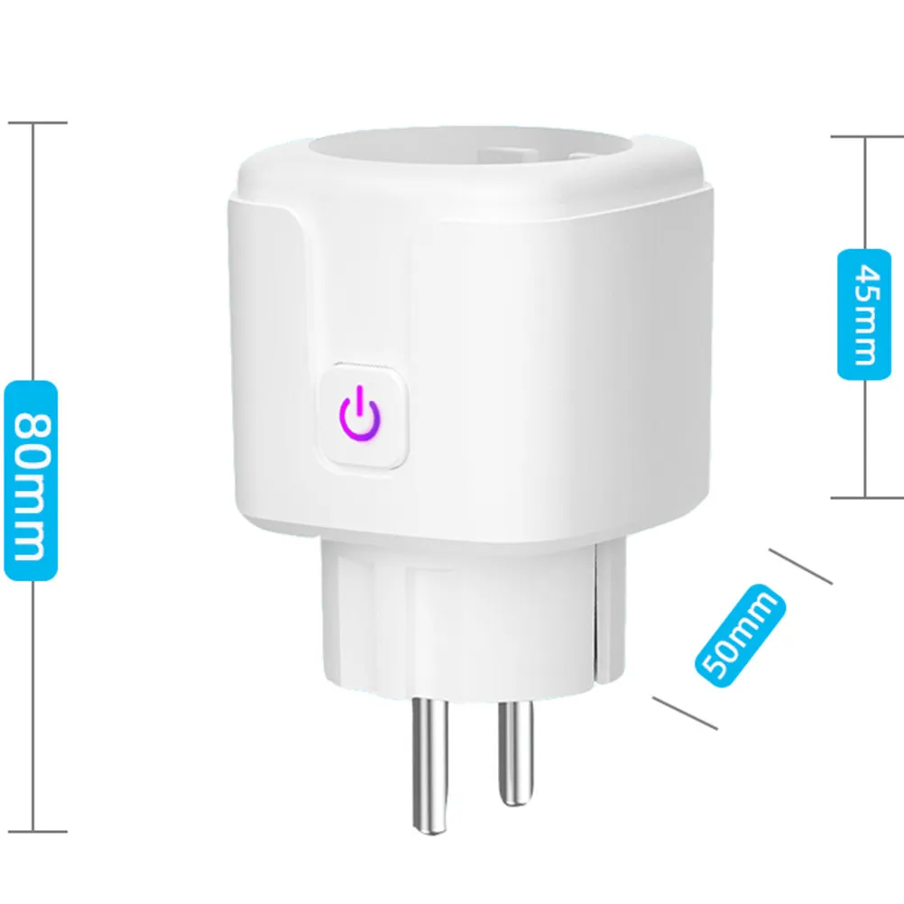 

С управлением через приложение и поддержкой энергосбережения, для белой розетки стандарта ЕС