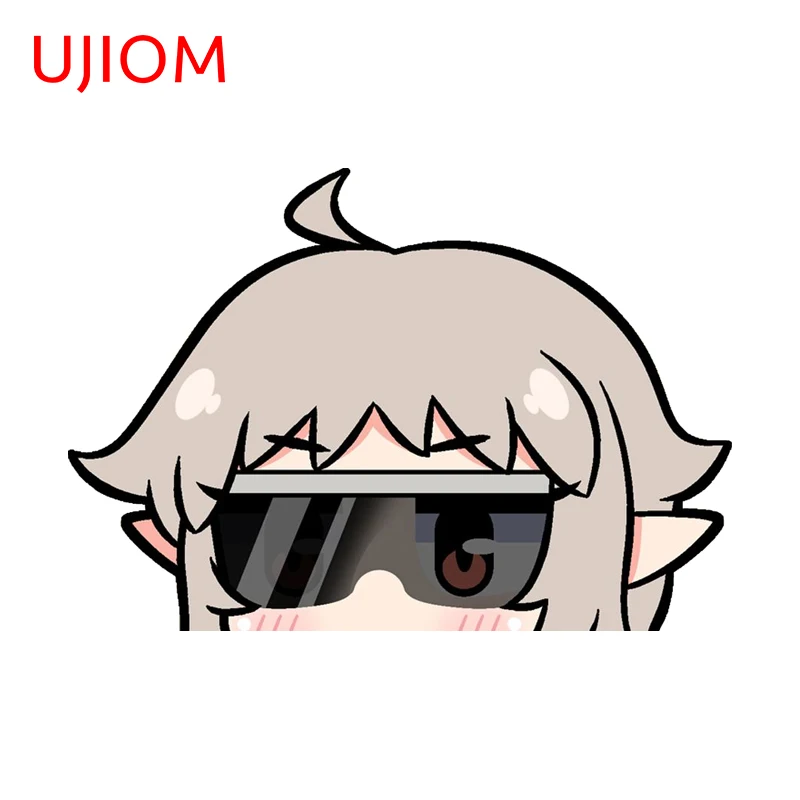UJIOM Peeking Sylphiette Wall Sticker Amusing Creative Personality Waterproof Picture Decal Suitable For Wardrobe Decoration