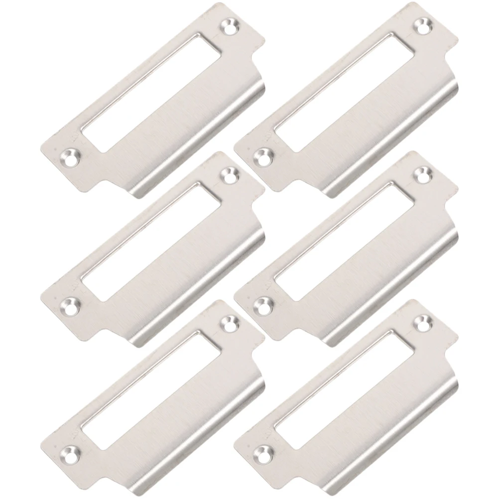 

Stainless Steel Door Strike Plate Cover Reinforcement Filler for Deadbolt Suitable Most Locks Easy Install No Chiseling