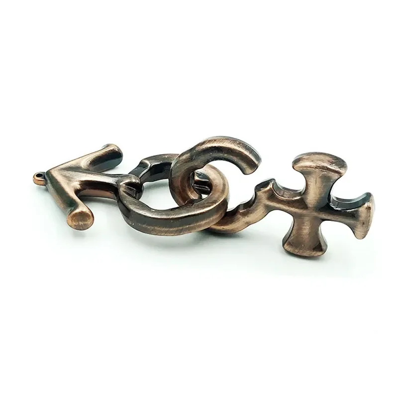 Ai Shen Lock Puzzle Unlocking Toys Classic IQ Metal Brain Teasers Cast Puzzles Game Intellectual Toys For Adults Kids