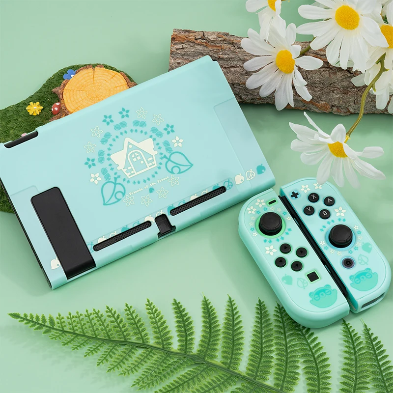 

For Nintendo Switch Case NS Accessories Animal Forest Hard PC Protective Case Joycon Shell For Nintendo Switch Console Games