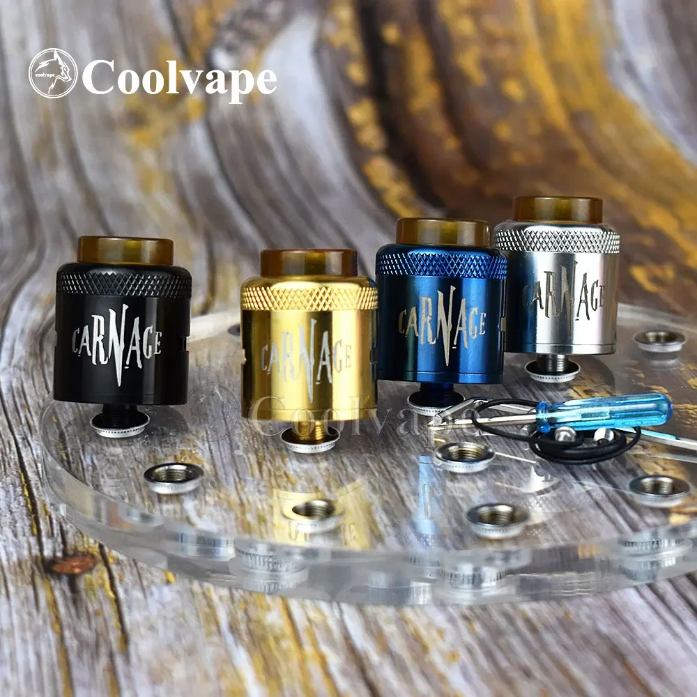 Wolfcoolvape Carnage RDA 25mm - BF Pin atomizer tank for coils & atomizers - gallery image 2