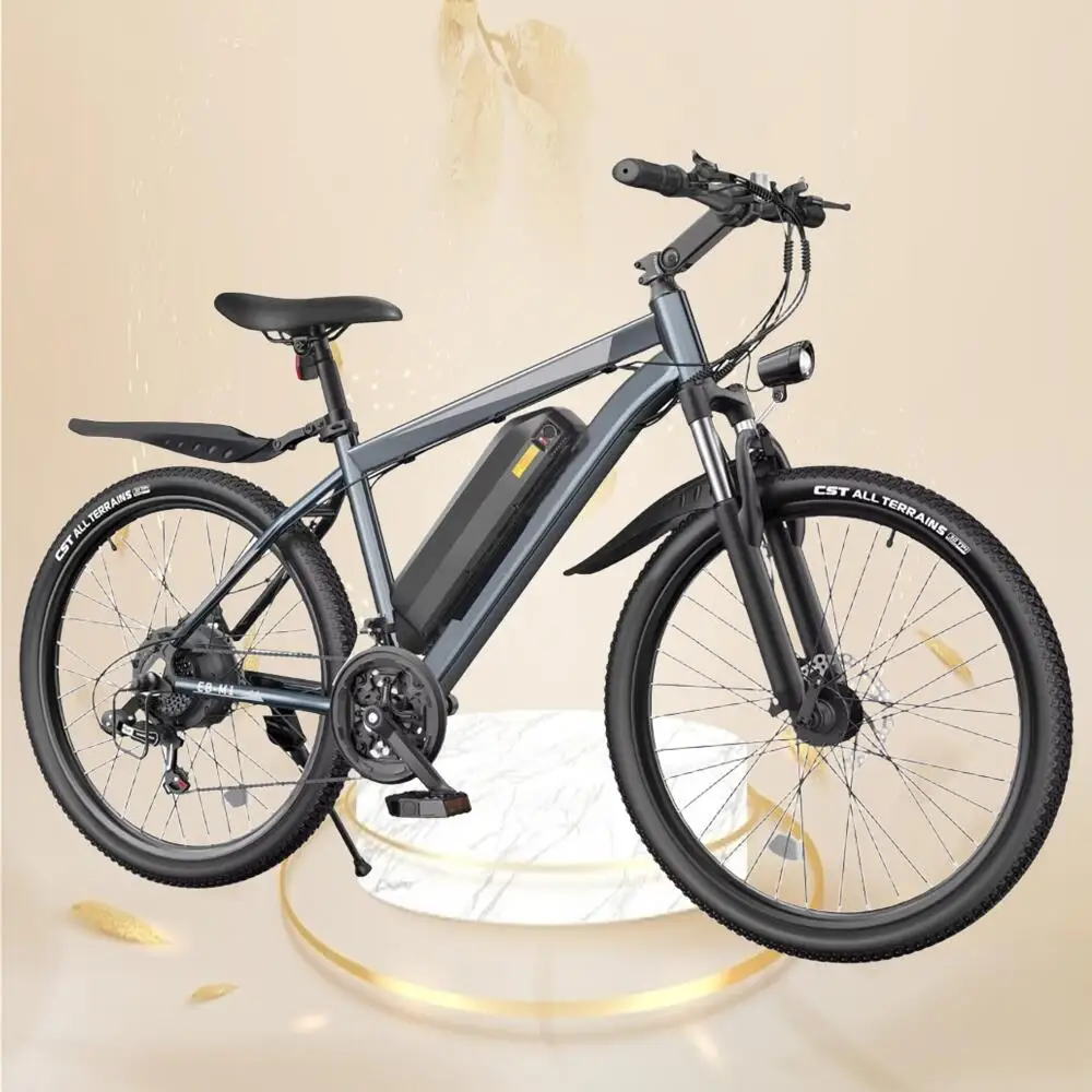 

26" 24" Electric Motorcycles Mountain Balance Bike Ebike with 36V 374Wh/468Wh Removable Battery, 500W Motor, 21-Speed Gears