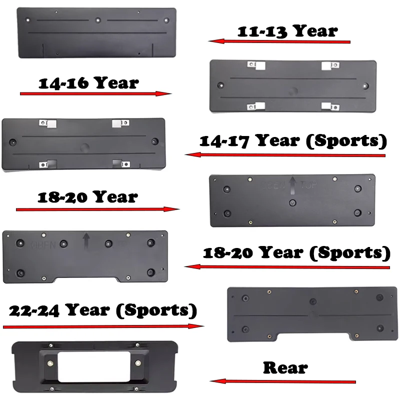 

Car Front And Rear License Plate Frame For BMW F25 X3 X4 Sports 51138056969