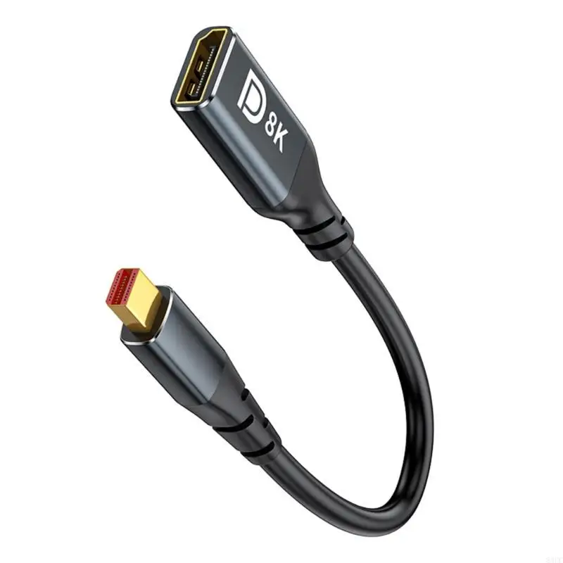 83cc 8K Mini DisplayPort per Adattatore per cavo DisplayPer Bidirectional DisplayPort Convertitori del cavo estensione per