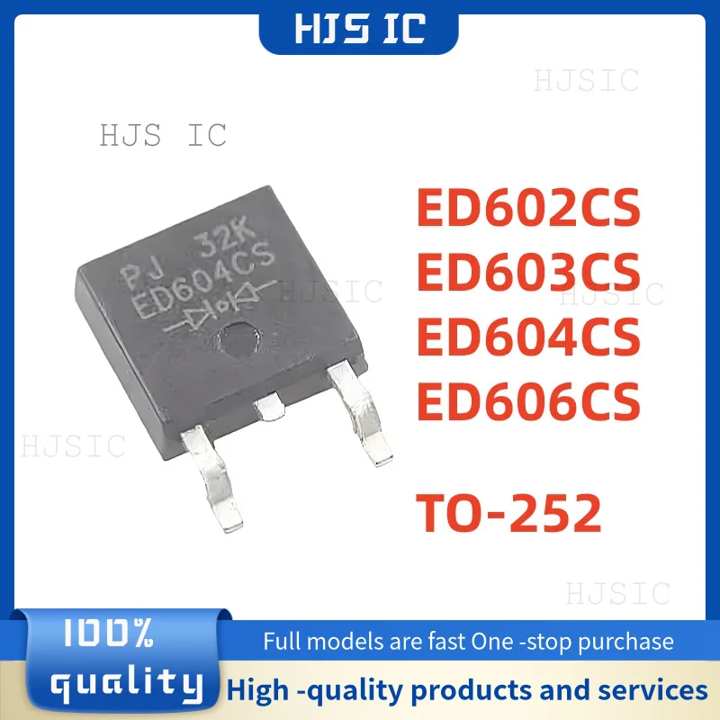 10PCS 100% New ED602CS ED603CS ED604CS ED606CS TO-252 Ultrafast recovery rectifier diode In Stock