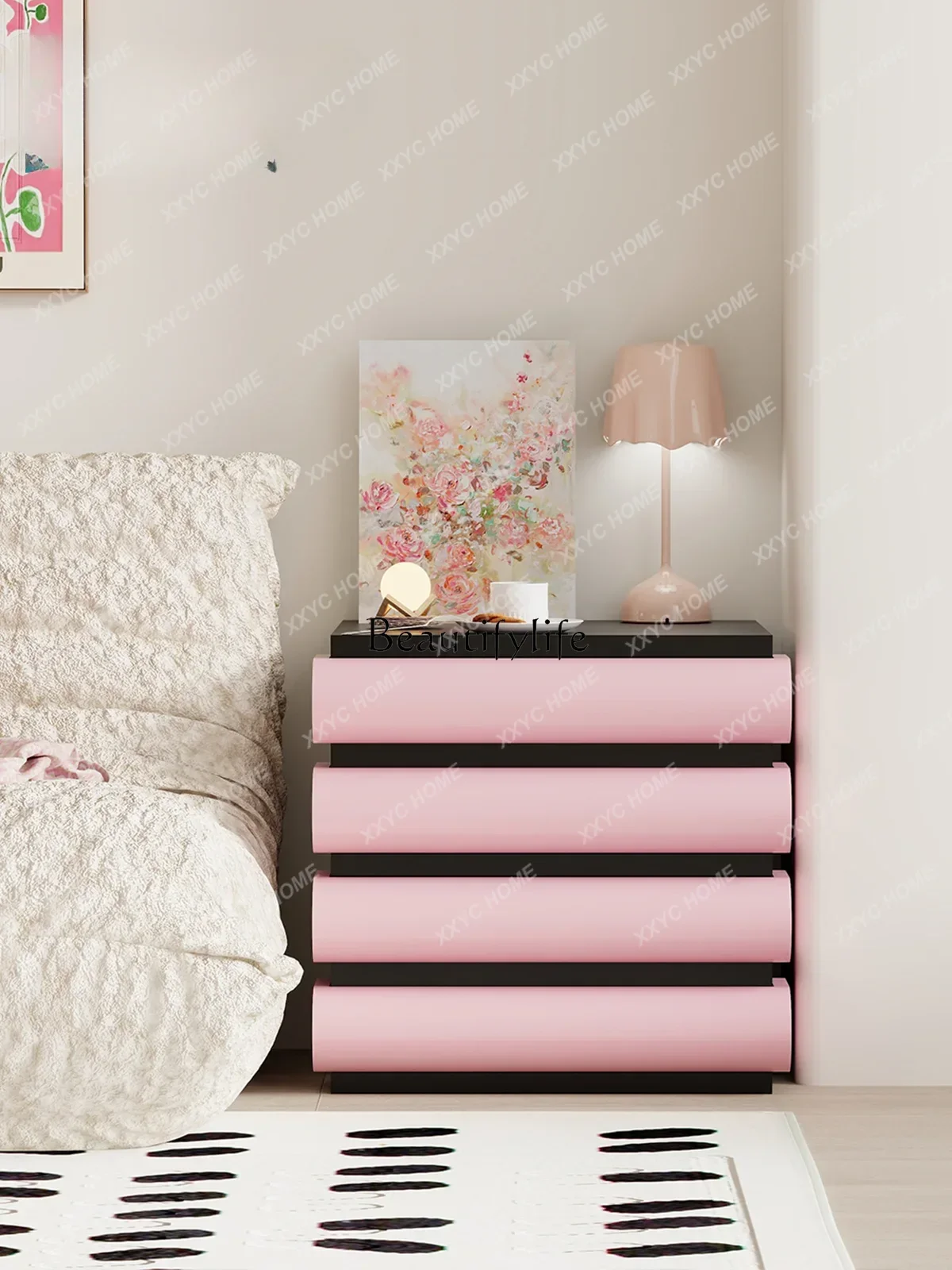 Bedside table Bedroom bedside decorative cabinet