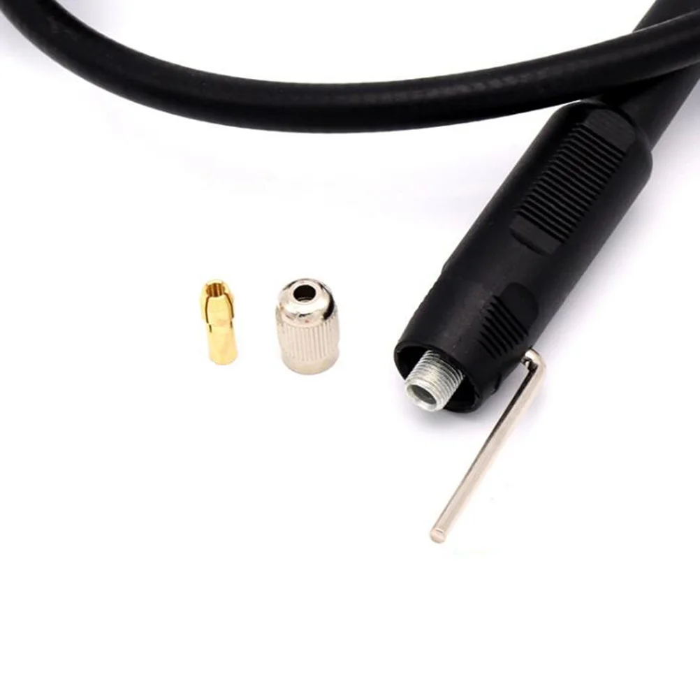 

1 шт. гибкий удлинительный кабель вала для вращающихся инструментов, шлифовка, полировка, гравировка, гибкий держатель вала сверла, черный