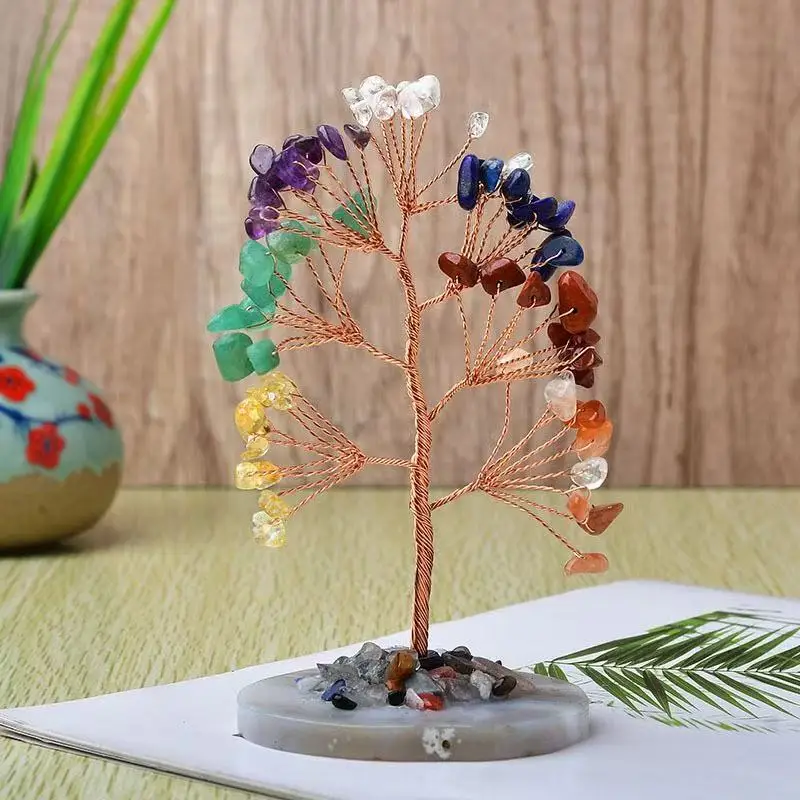 

1PC Money Tree Natural Crystal Stone Amethyst Citrine Quartz Chakra Reiki Lucky Fengshui Home Decoration Ornaments Specimen Gift