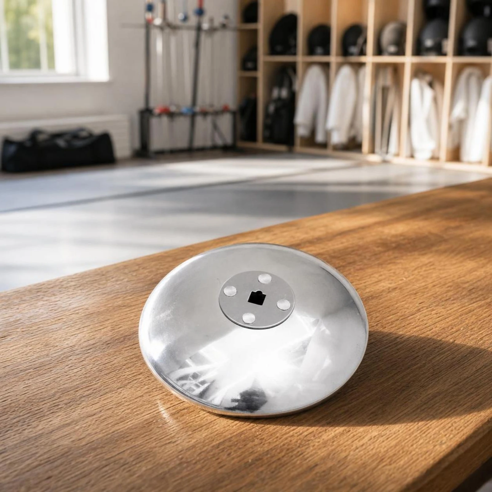 Fencing Foil Guard Plate Round Foil Guard with Fastener Points Metal Long-Lasting for Fencers, Gear Repair