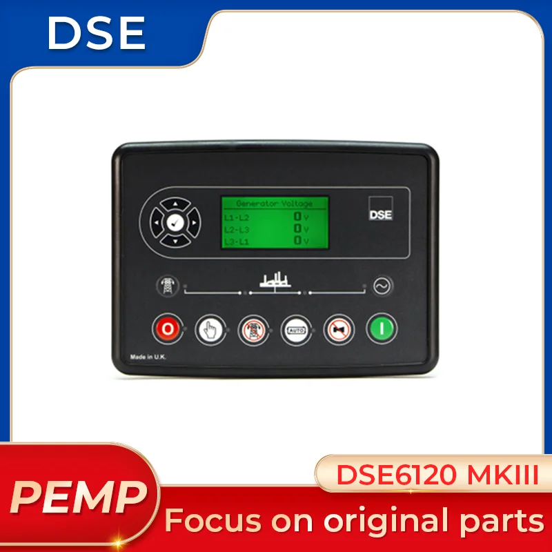 

Original DSE6120 MKIII replace DSE6110 MKII DSE6120 MKII generator auto start control Diesel Genset Spare Parts