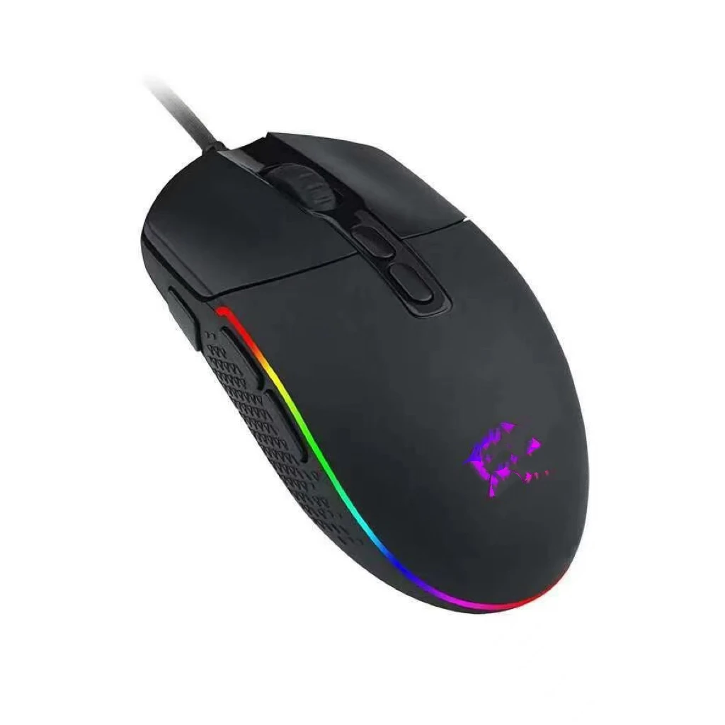 Redragon M616 RGB Gaming Mouse, Wired Optical Mouse with 10000 DPI, 6 Programmable Buttons and 8 Backlight Modes, Software Suppo