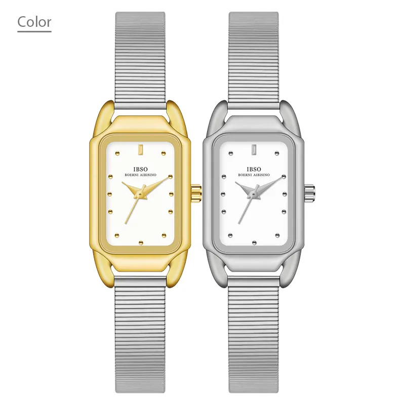 Orologi da donna di lusso quadrante grande in acciaio inossidabile Casual Youth Girl Hand Clock impermeabile orologio da polso da donna di moda di marca originale